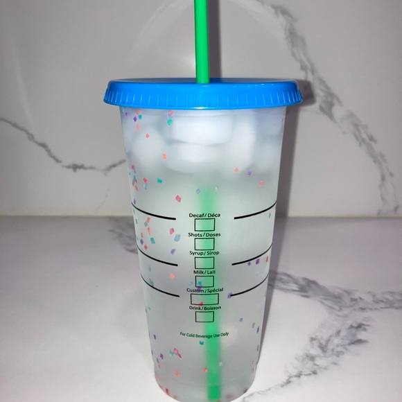 Starbucks Color Changing Confetti Cup - Picture 3 of 3